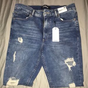 EXPRESS ankle legging high rise (stretch) jeans